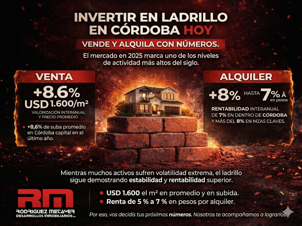 Real Estate 2026: ¿Por qué el ladrillo volvió a ser el protagonista en Argentina?