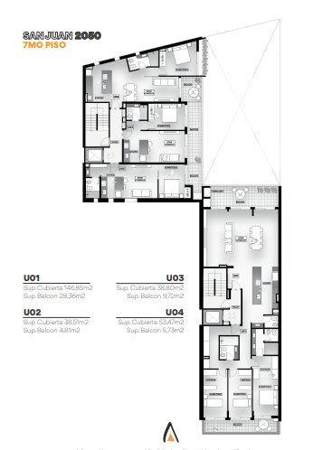 Planta Piso 7 - 14 de 16