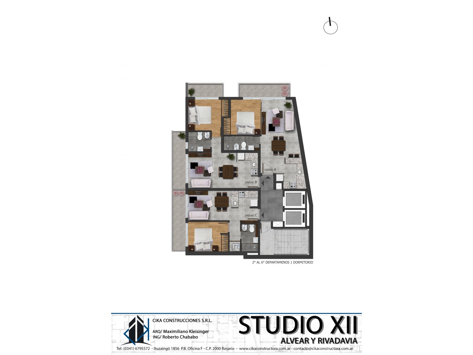 VENTA DEPTO 2 DORMIT C/BALCÓN RIVADAVIA 2297 STUDIO Xll - FINANCIACIÓN EN PESOS - 4