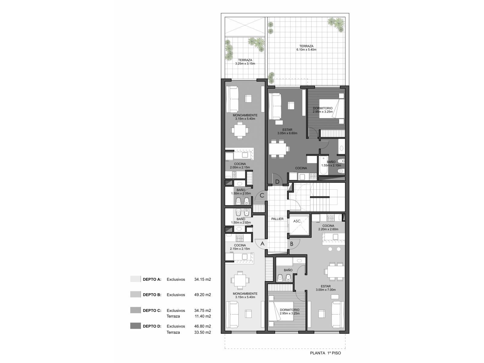 VENTA DEPTO 1 DORMIT C/BALCÓN CONTRAFRENTE. ZEBALLOS 2278. CÓDIGO XV FINANCIACIÓN EN PESOS - 14