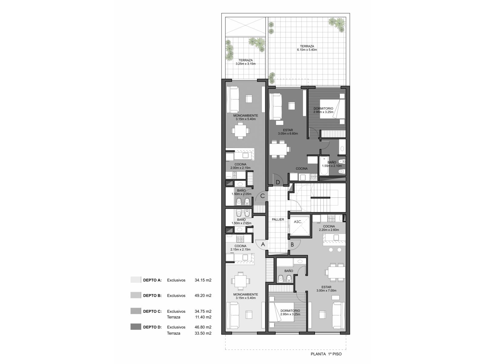 VENTA DEPTO MONOAMBIENTE. ZEBALLOS 2278. CÓDIGO XV FINANCIACIÓN EN PESOS - 11