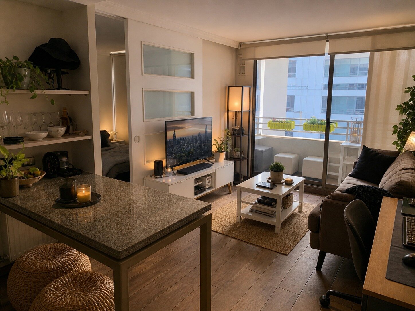 Venta Dpto De 1 Dormitorio Con Estacionamiento/ Metro Irarrázaval