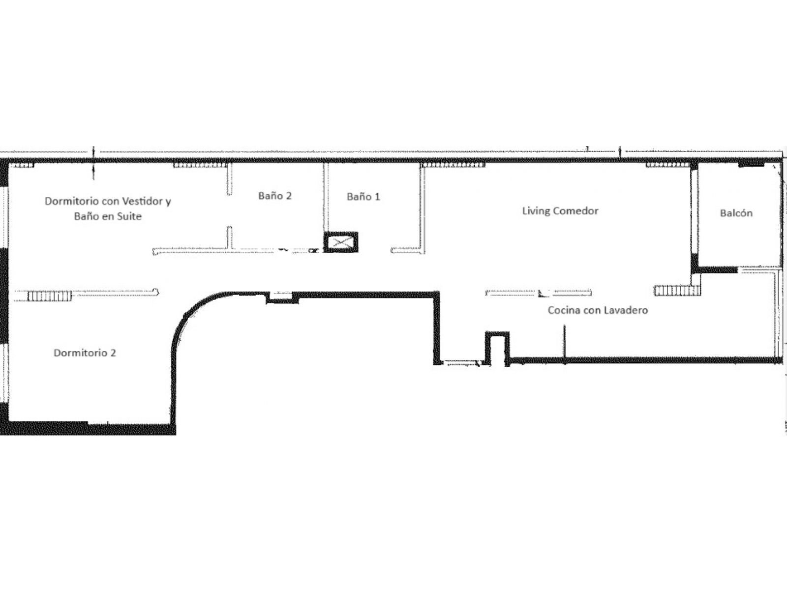 Departamento en alquiler 2 dormitorios. Zona Río. Cochera con Baulera. Salta 1953 - 13