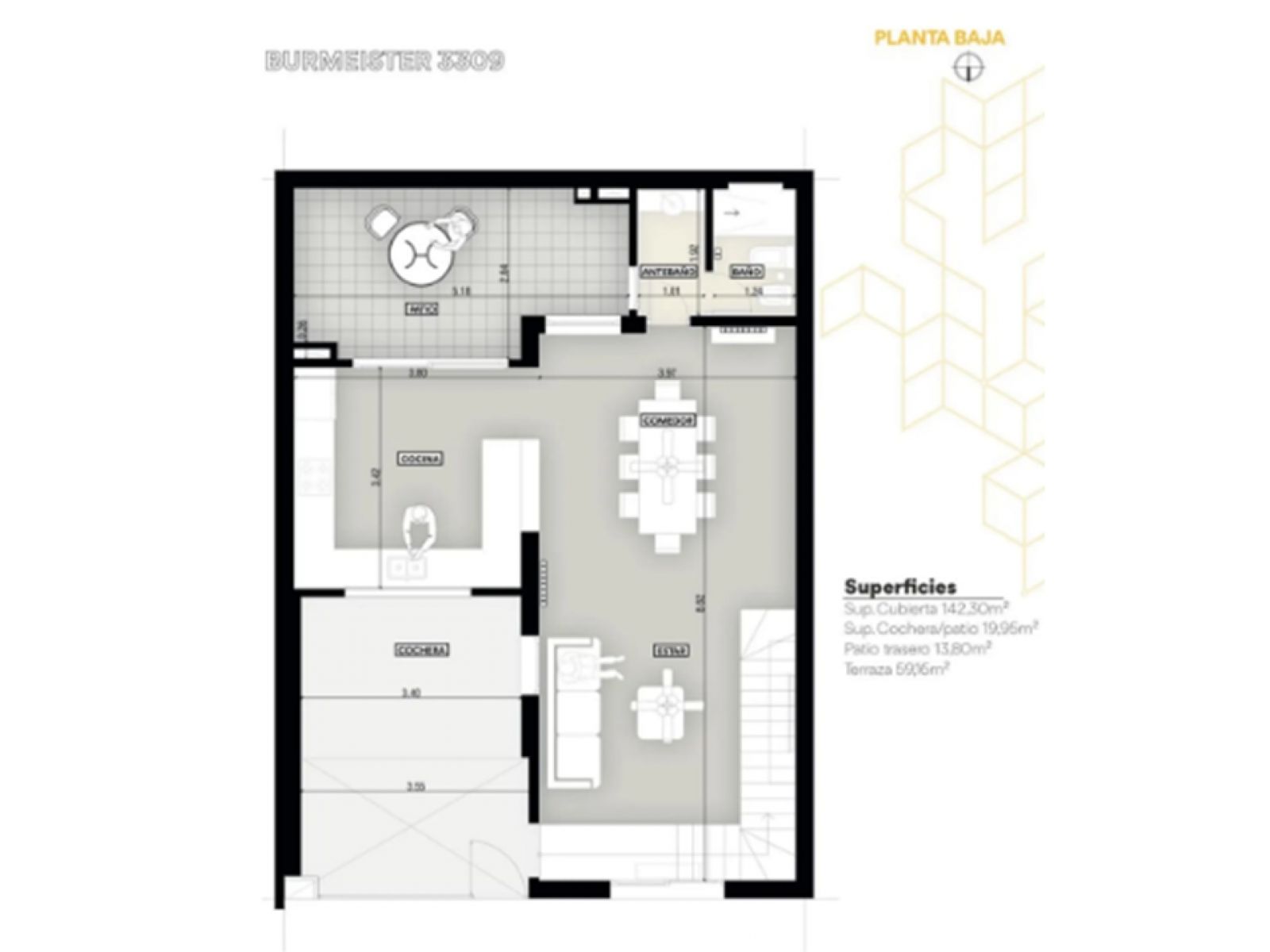 VENTA Casa 3 dorm c/Piscina - Amenities # Burmeister 3309 (RECICLADA a Estrenar) — foto 4