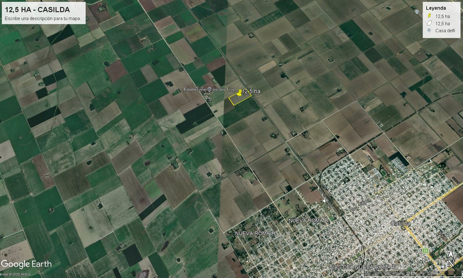 CASILDA 12,5 HA - AGRICOLAS 100 % - 2