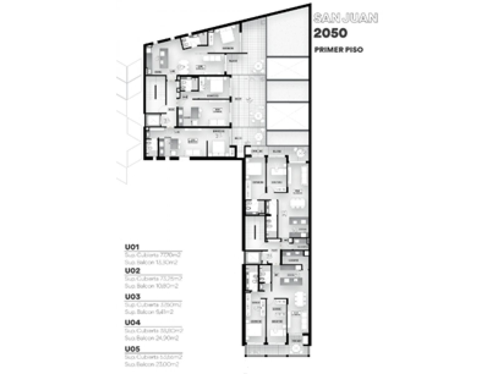 APTO BLANQUEO Importante Emprendimiento # San Juan 2050 (03-04) 1 dorm. (Cocheras Opcionales) — foto 6