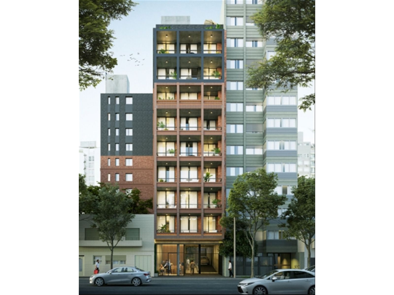 APTO BLANQUEO Importante Emprendimiento # San Juan 2050 (03-04) 1 dorm. (Cocheras Opcionales) — foto 2