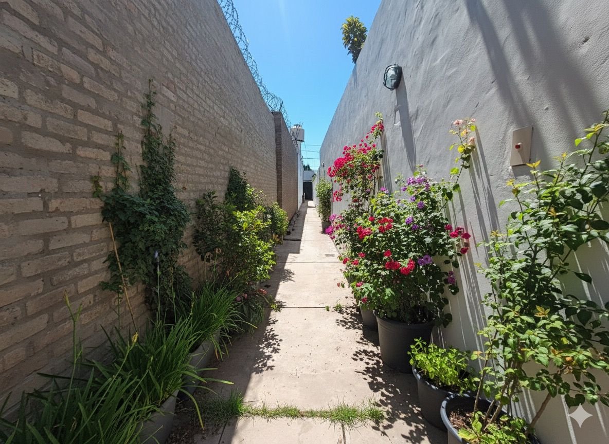 Pasillo de ingreso al condominio Zelaya. Imagen ilustrativa con ambientación digital (IA). - 9 de 11