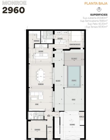 VENTA Casa 3 dorm. c/Cochera y Piscina (Reciclada) - Pje. Monroe 2960 — foto 5