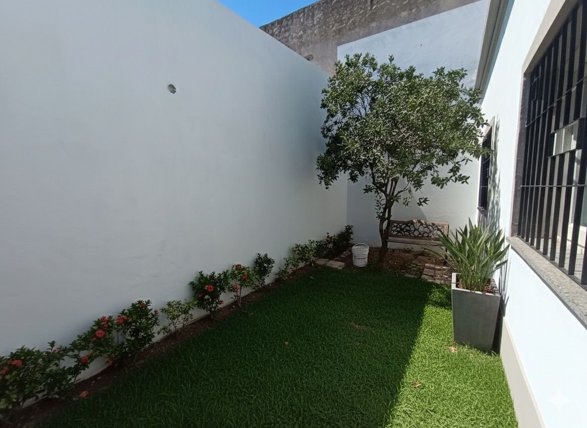 Unidad 3 dormitorios: patio exclusivo de ingreso. Imagen ilustrativa con ambientación digital (IA). - 4 de 17