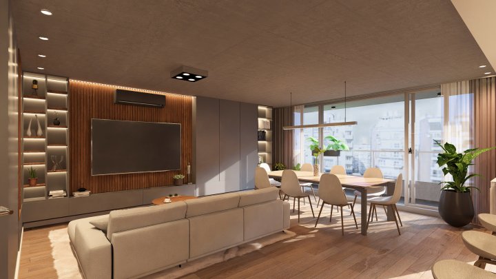 piso exclusivo en venta , departamento 3 dormitorios de pozo zona río