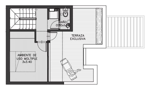 Unidad 3 dormitorios. Planta 2° piso - 75 de 75