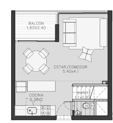 Duplex 2 dormitorios. Planta Alta - 33 de 34