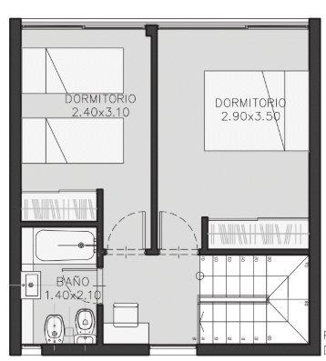 Duplex 2 dormitorios. Planta Baja - 32 de 34