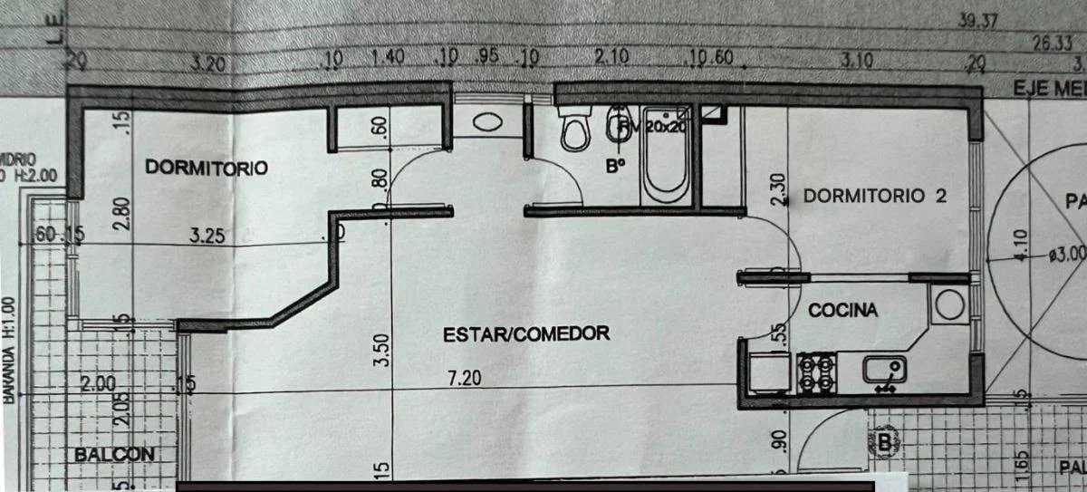 Departamento 2 Dormitorios con Balcon - Nueva Cordoba
