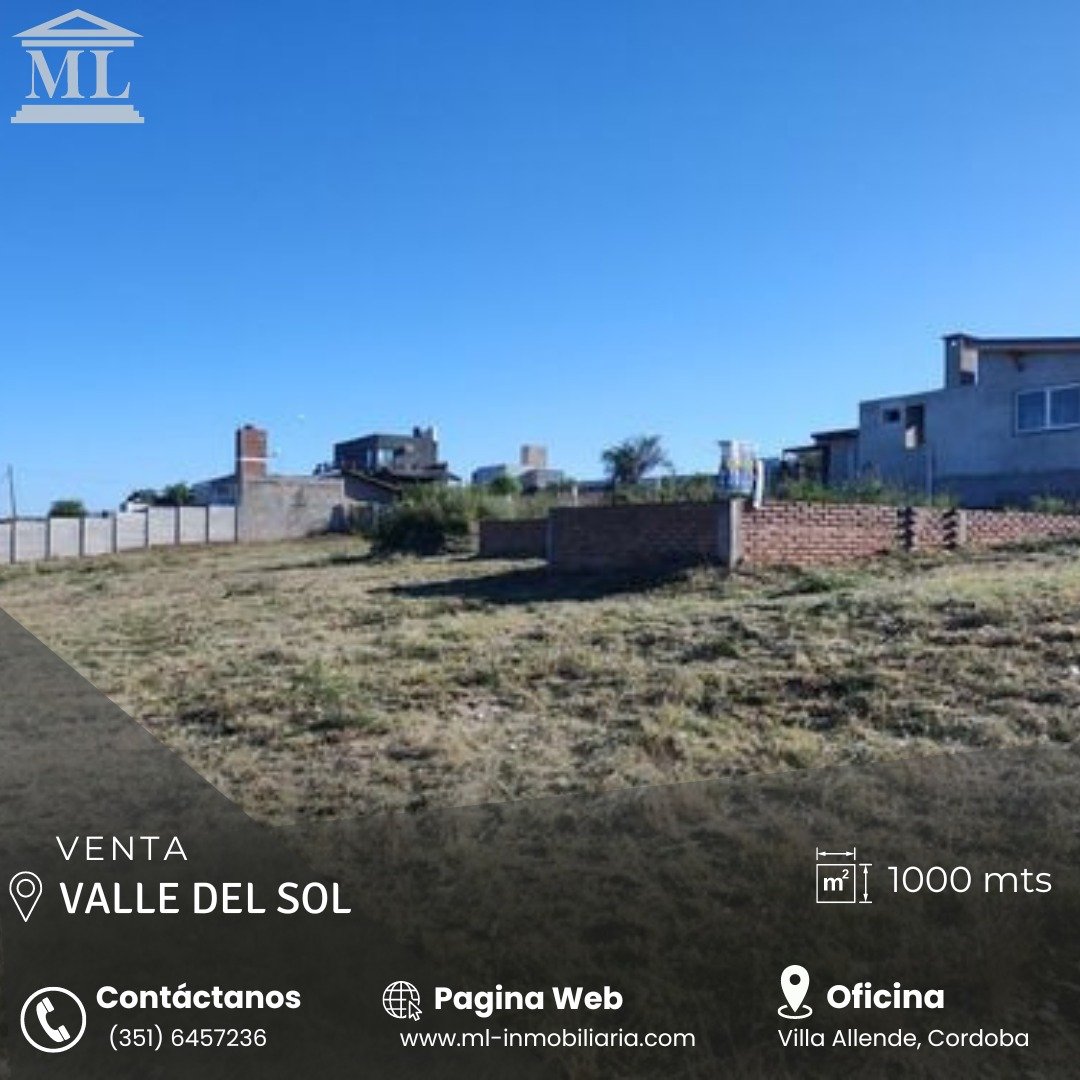 Valle del Sol (Villa Santa Cruz del Lago) - TERRENO