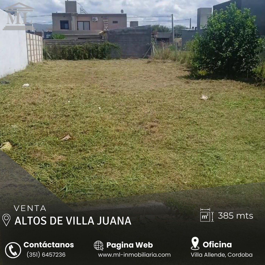Altos de Villa Juana - TERRENO - APTO CREDITO