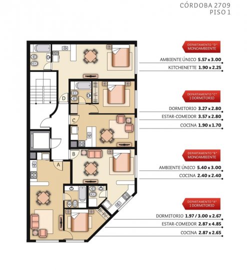 Departamentos - Rosario - Venta