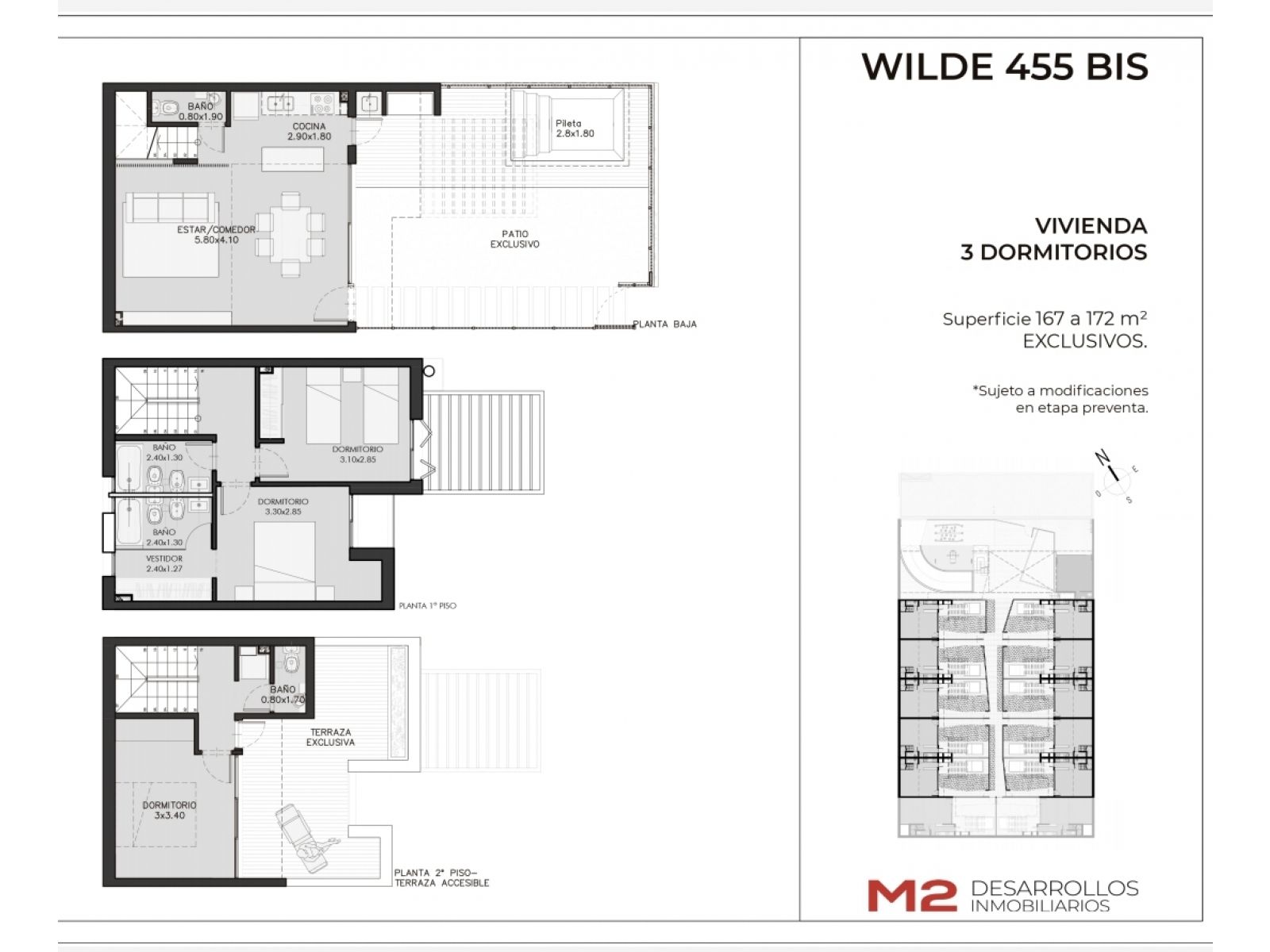 VENTA CASA EN CONDOMINIO 4 DORMITORIOS FISHERTON — foto 2