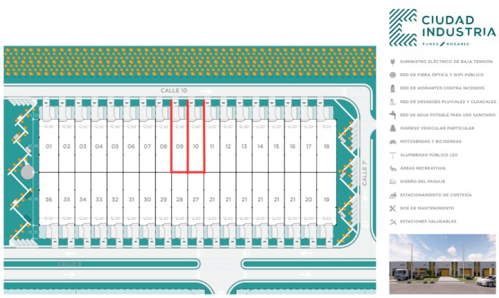 Galpones / Depósitos - Funes -  Alquiler
