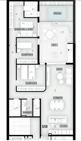 Venta Departamento 3 dorm. # Salta 2020 (01-01) c/Amenities -Opcional Cocheras — foto 3