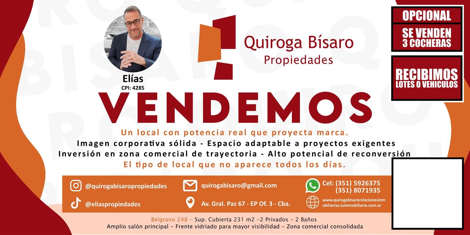 VENTA | B° Centro | Local comercial 231m2 | Ideal p/desarrollar marca, posicionamiento y rentabilidad. 3 Cocheras Opc. — foto 7