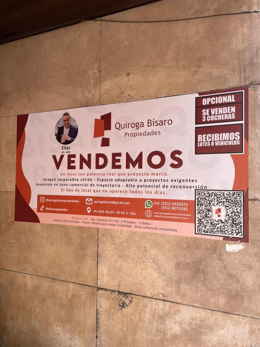 VENTA | B° Centro | Local comercial 231m2 | Ideal p/desarrollar marca, posicionamiento y rentabilidad. 3 Cocheras Opc. — foto 8