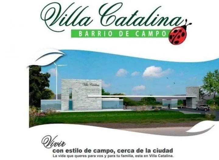 VENTA-LOTE VILLA CATALINA-SEGURIDAD! BARRIO CONSOLIDADO! C / ESCRITURA