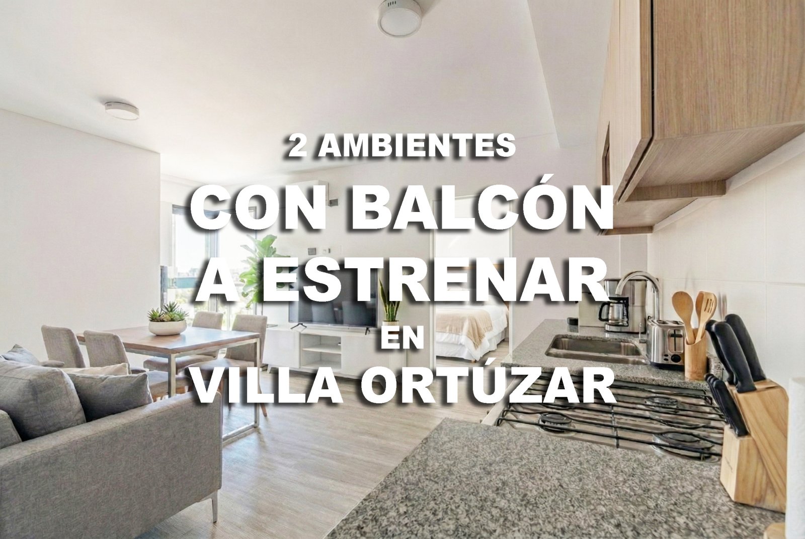 Departamento en Venta 2 Ambientes a Estrenar en Villa Ortúzar