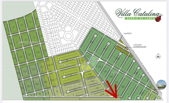 LOTE EN LOS BOSQUES, VILLA CATALINA- 450m2 Escritura