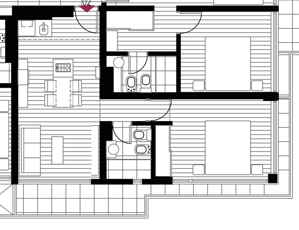 Departamento de 1 dormitorio - Cerrito 1506 — foto 15