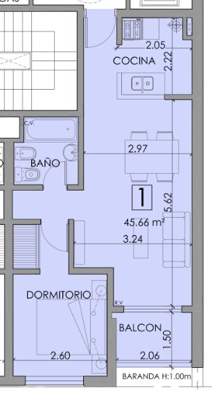 3 de Febrero 2445 - 1 dormitorio al frente con balcón — foto 11