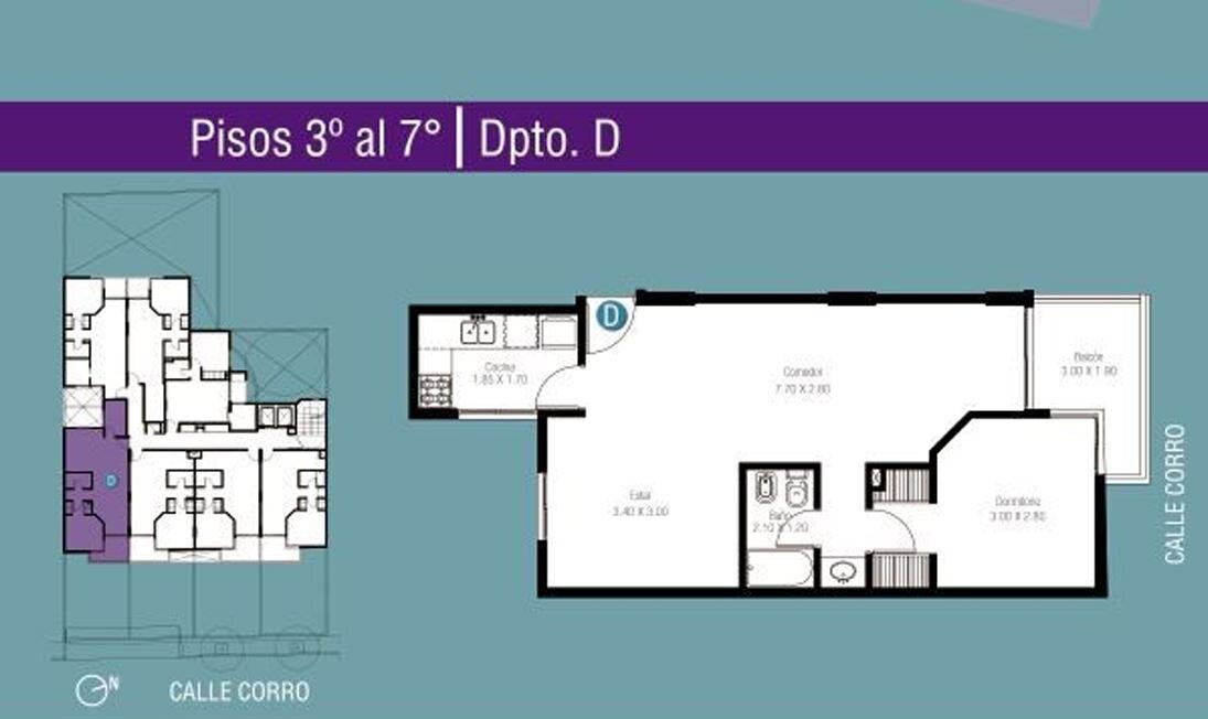 CORRO. | D FUNES. | 8 PISO D FRENTE - 5