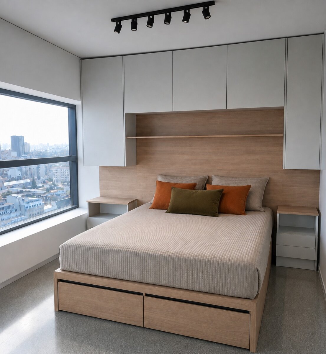 Monoambiente con balcón | Piso Alto Vista Abierta | Full Amenities