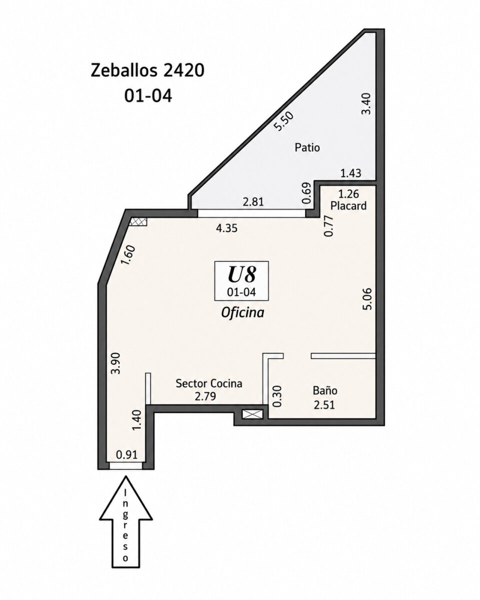 Monoambiente en venta en Barrio Lourdes. Zeballos 2400 — foto 15