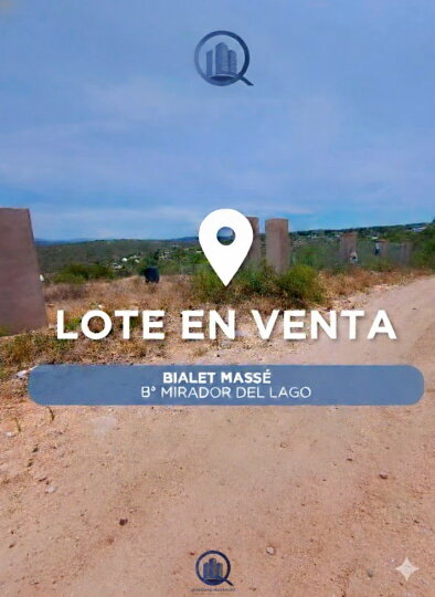 SE VENDE LOTE DE 1289 m2 EN MIRADOR DEL ALGO
