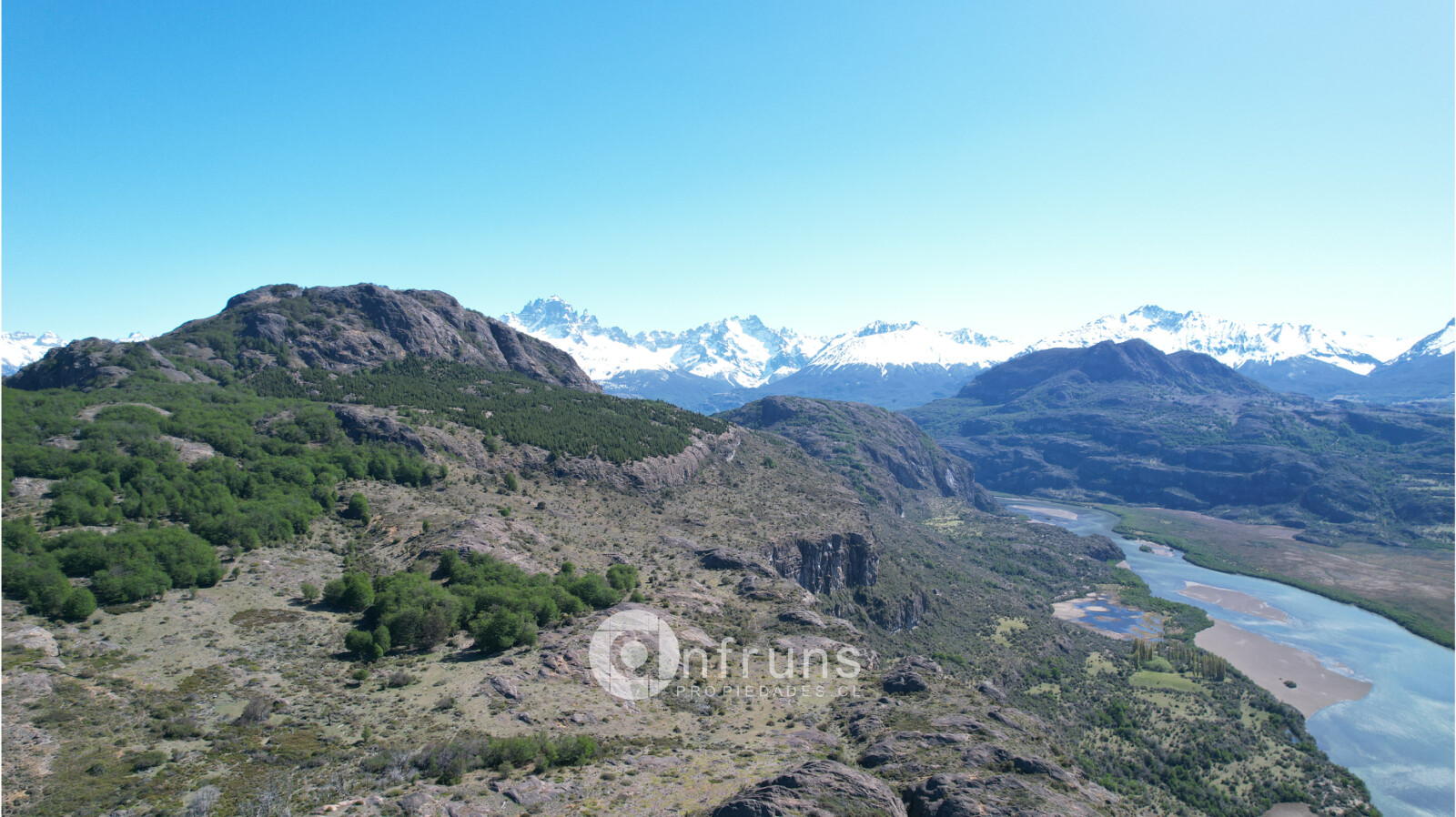 Terreno con vista panorámica al río Ibáñez | Río Ibáñez