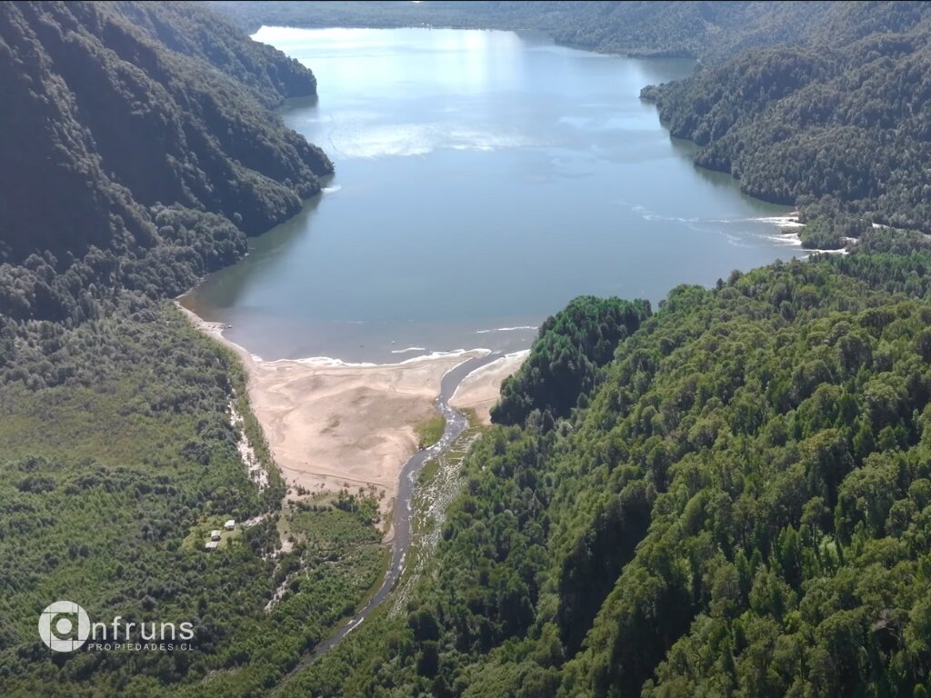 River flowing through the property