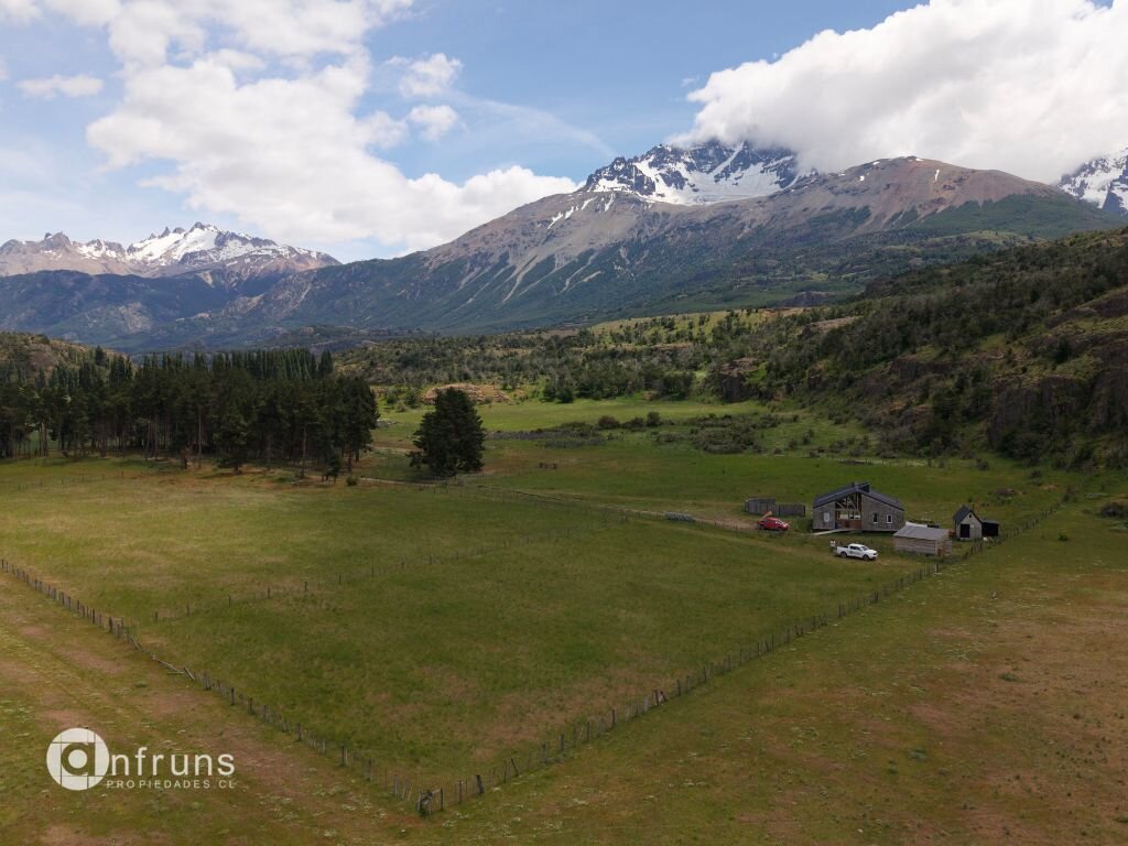 View of the Cerro Castillo aerodrome near the land parcel