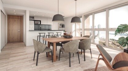 Departamento Premium  2 Dormitorios-  Amenities- 126 m2- Santiago 100 bis