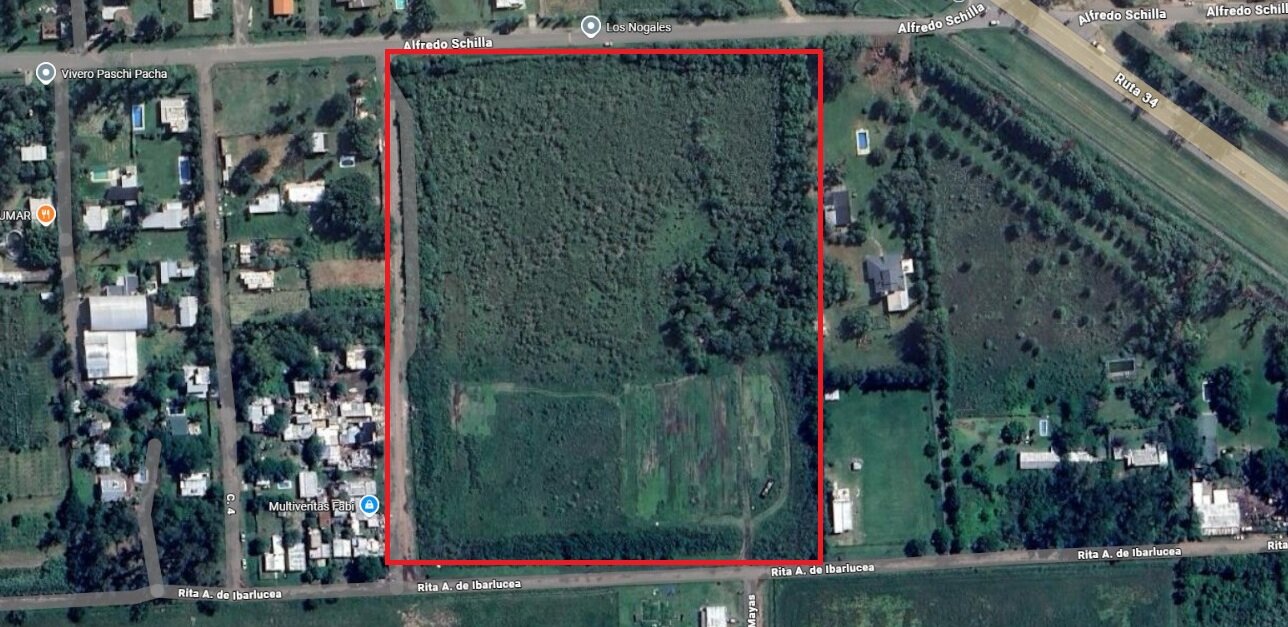 Venta de campo en Ibarlucea ideal para desarrollo inmobiliario - 5 hectáreas sobre calle Schilla (Garita 5) cercano a Funes - 3