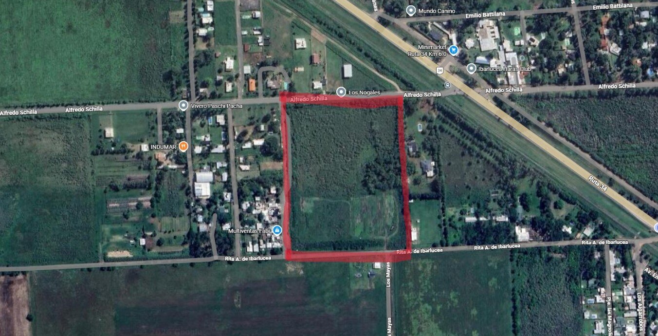 Venta de campo en Ibarlucea ideal para desarrollo inmobiliario - 5 hectáreas sobre calle Schilla (Garita 5) cercano a Funes - 2