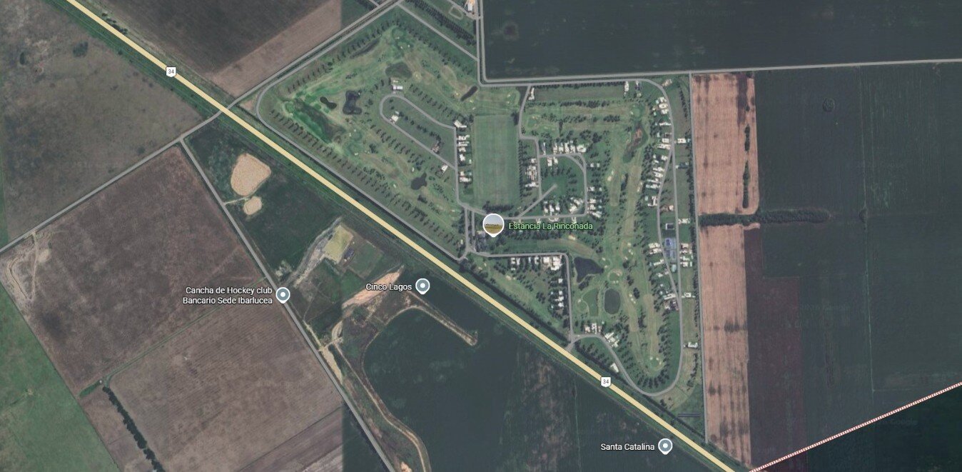 Venta terreno en Estancia La Rinconada Ibarlucea - Club de campo - Lote 59 - Sector Golf interno - 23