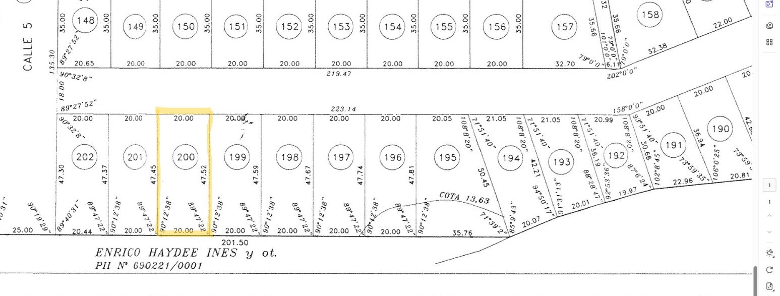 Venta terreno Solares del Carcarañá - Pueblo Carcaraes - Solares Norte - Lote 200 - Proximidad río Carcarañá - 5