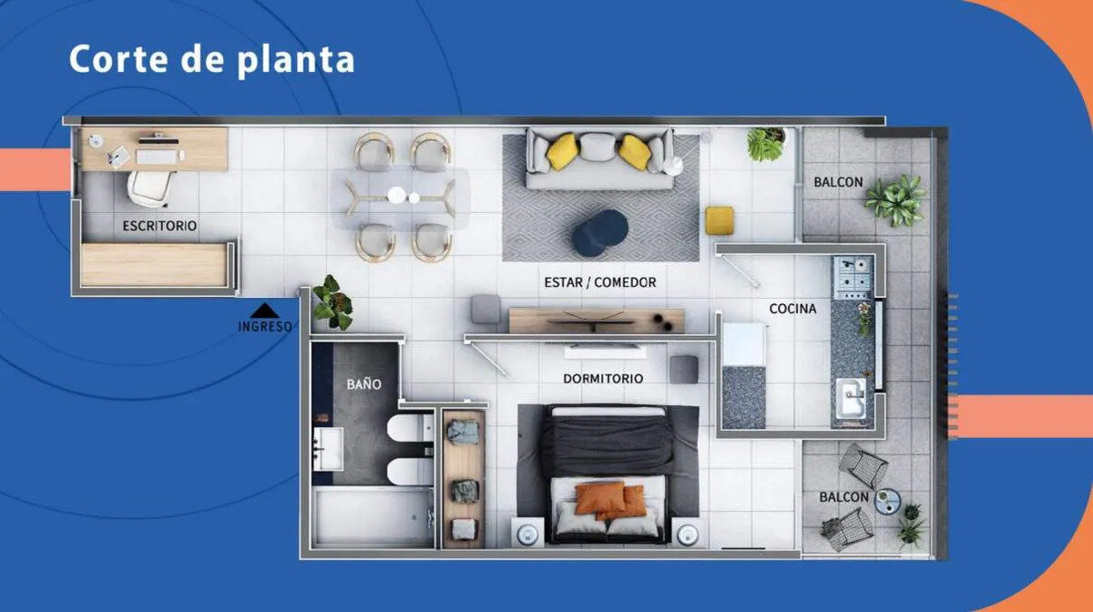 Venta Depto 1 Dorm Y Medio - Nueva Cordoba - Entrega Juni... - Imagen 3