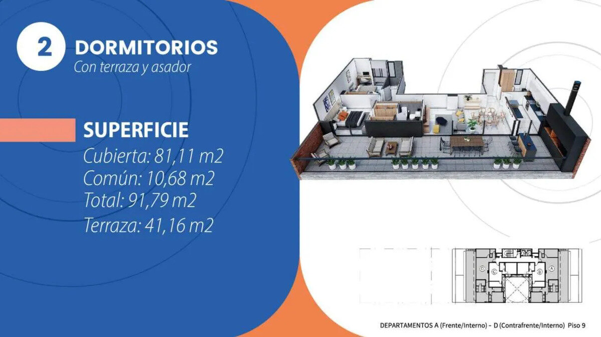 Venta Depto 2 Dorm - Nueva Cordoba - Entrega Junio 2026 - Imagen 2