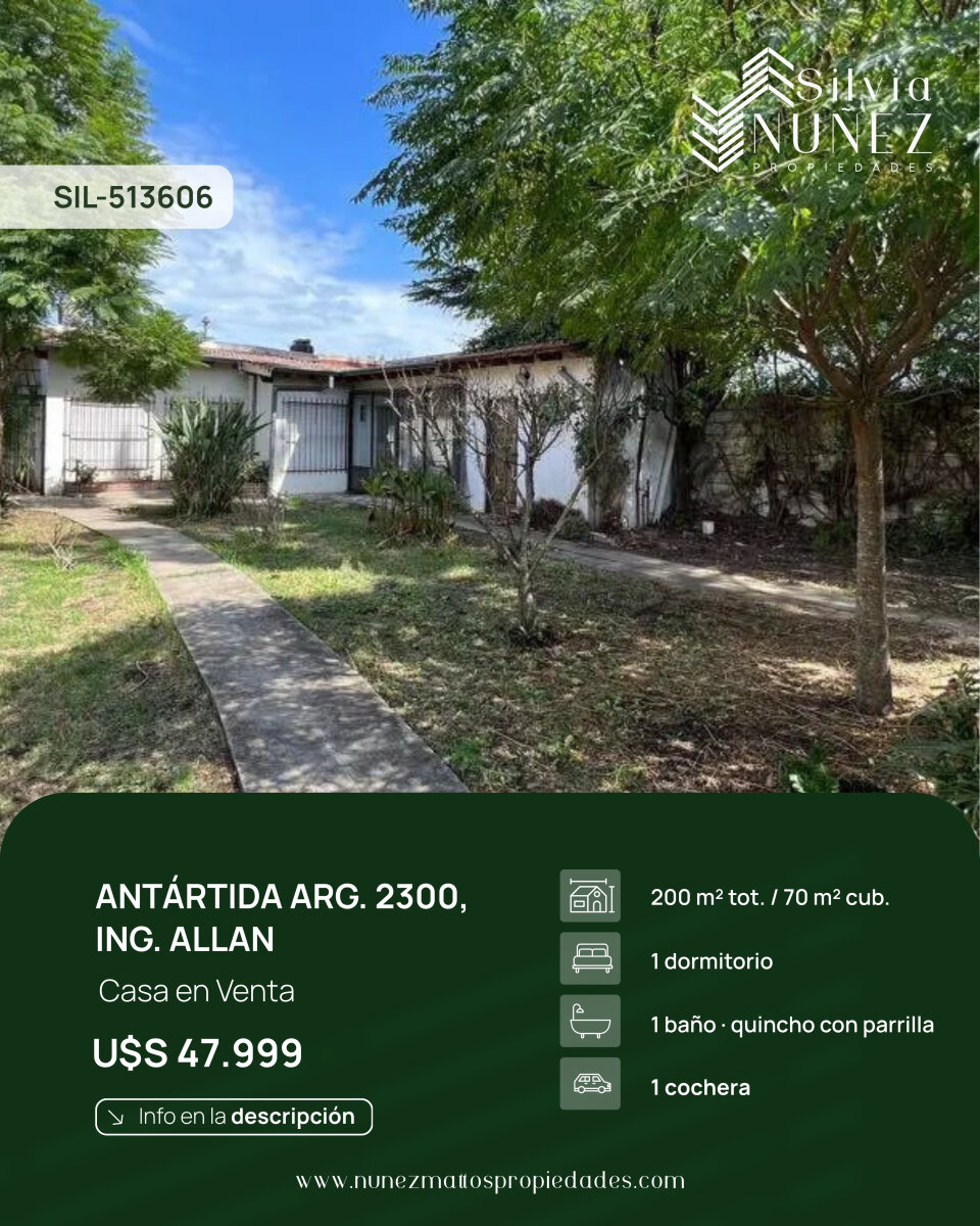 Casa en venta en Ingeniero Allan
