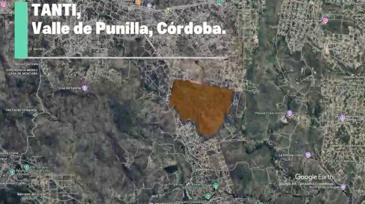 Se vende campo 83 Ha apto desarrollo zona Tanti, Valle de Punilla