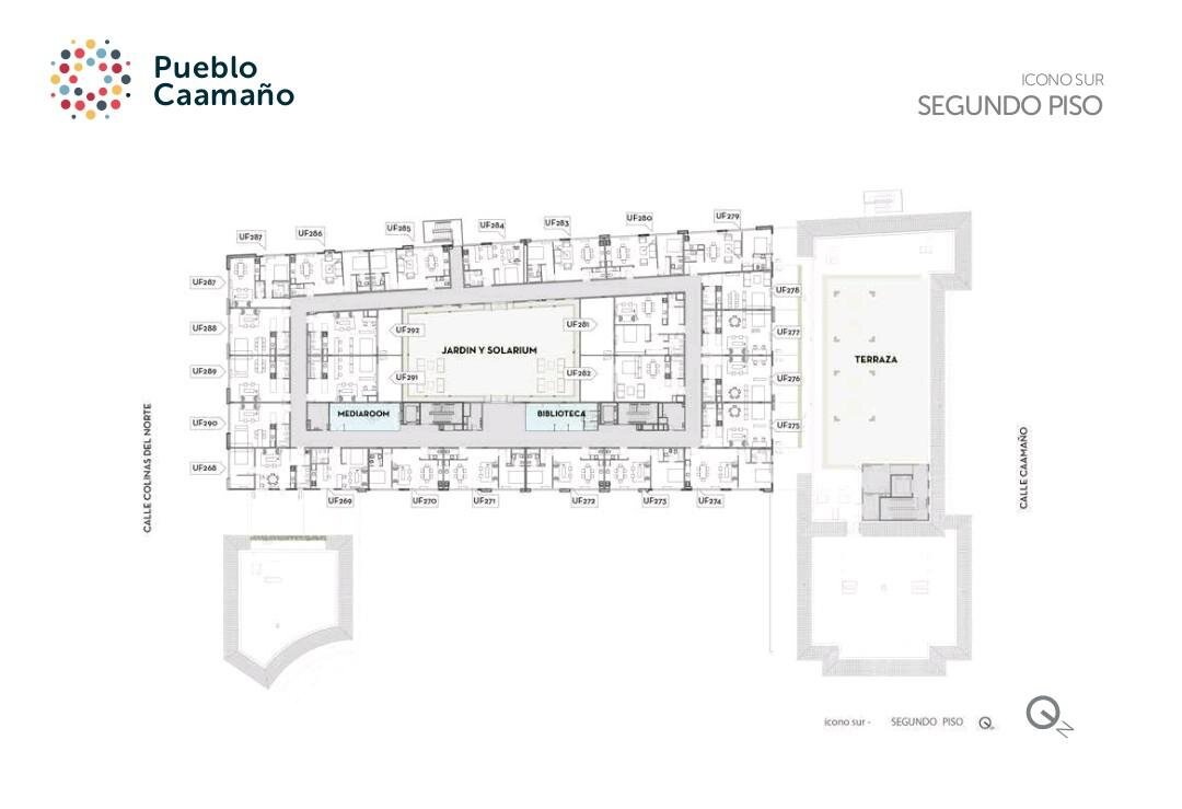 Venta Departamento a estrenar 1 dormitorio Pilar Pueblo Caamaño UF 275 - 5