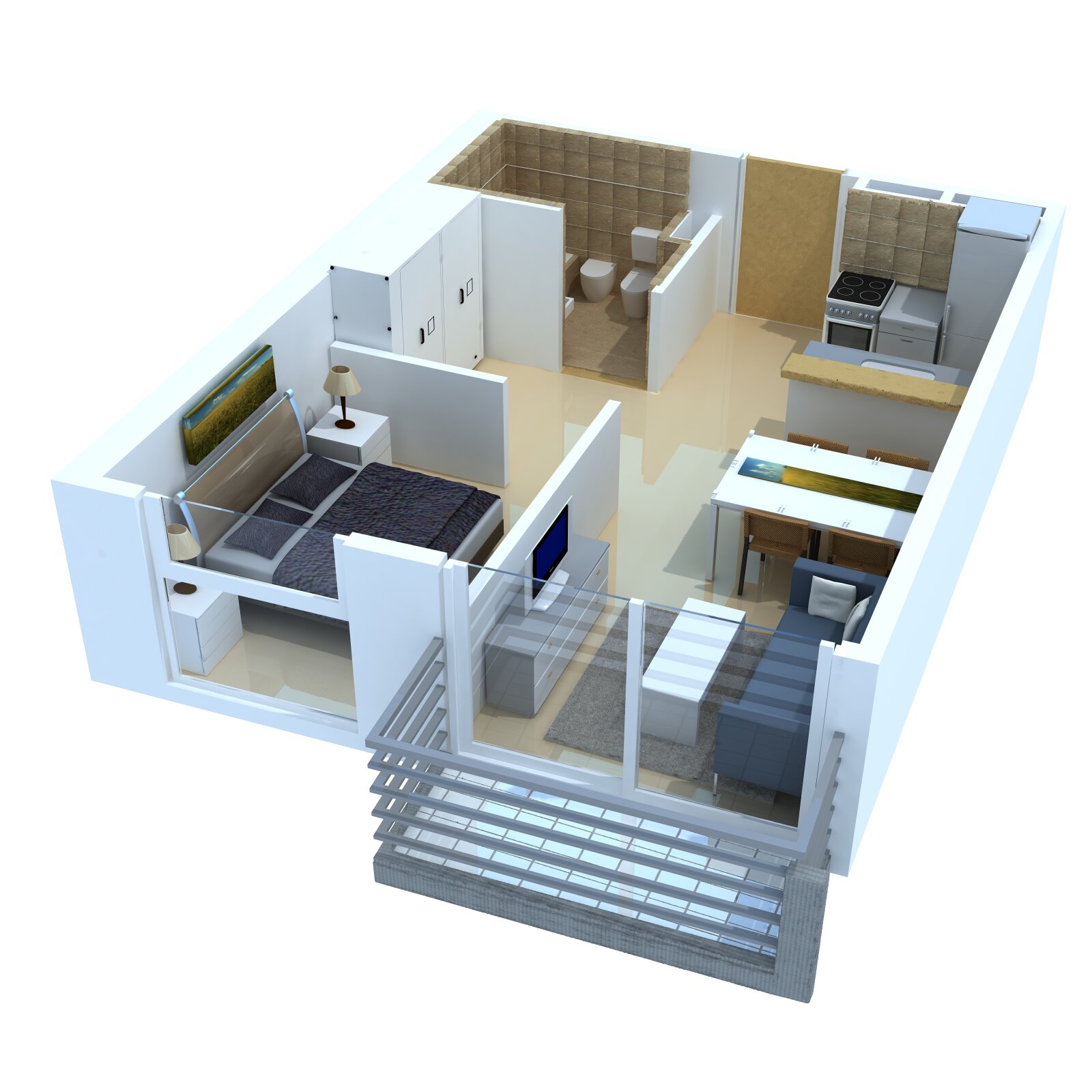 2 ambientes divididos - Vista abierta - A pasos subte - 28